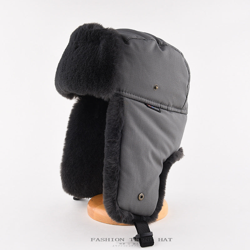 Men's Waterproof Fleece Lei Feng Winter Hat Additional Image 2