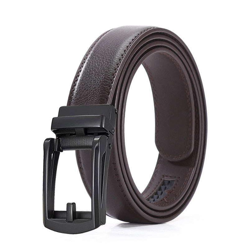 Reversible Faux Buckle Leather Belt for Men Additional Image 2