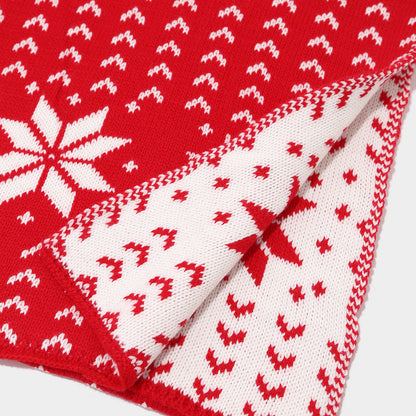 Cozy Snowflake Knit Hat, Scarf & Glove Set Additional Image 2