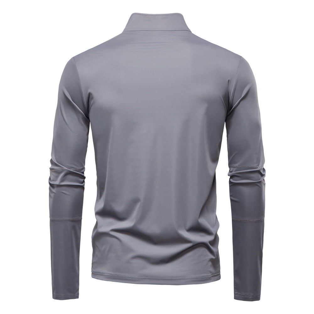 Men's UPF 100 Half-Zip Sun Shirt - Long Sleeve Additional Image 2