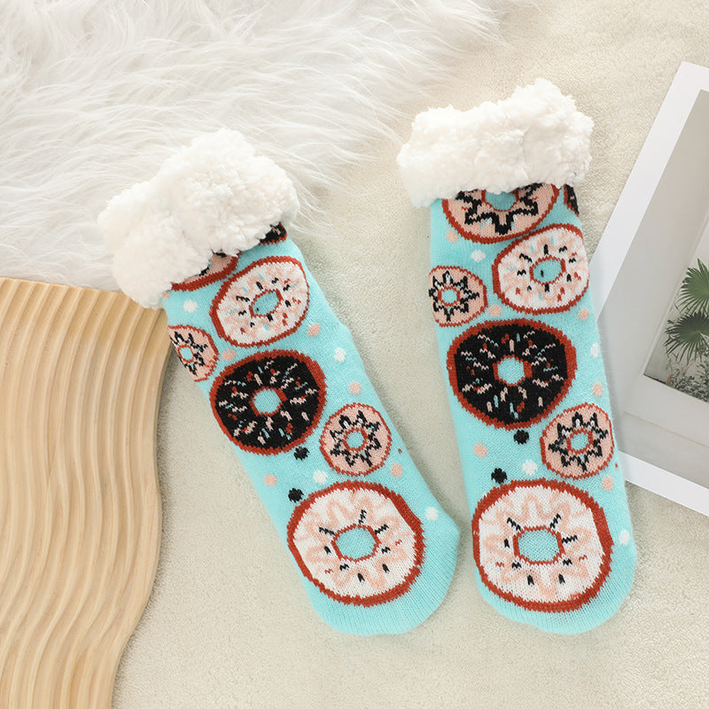 Cozy Christmas Plush Slipper Socks for Women Additional Image 2