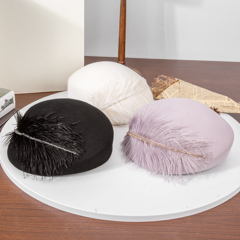 Stylish French Wool Beret Hat for Women Additional Image 2