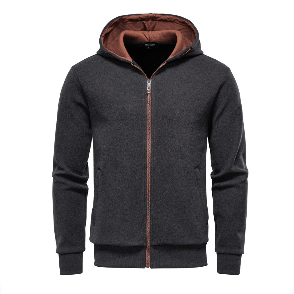 Men's Fleece-Lined Hoodie: Smart & Cozy Business Casual Additional Image 2