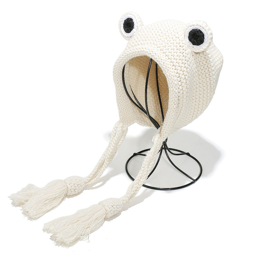 Cute Frog Earflap Beanie for Kids & Adults Additional Image 2