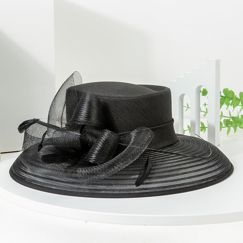 Elegant Vintage Wide Brim Sun Hat for Women Additional Image 2