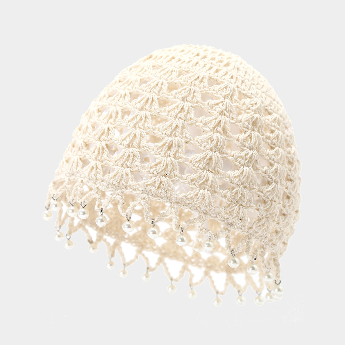 Boho Crochet Hooded Hat with Tassels Additional Image 2
