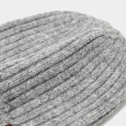 Chic Striped Wool Blend Beanie - Cozy Winter Hat Additional Image 2