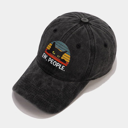 Rainbow Cat Baseball Cap - Street Style Sun Hat Additional Image 3