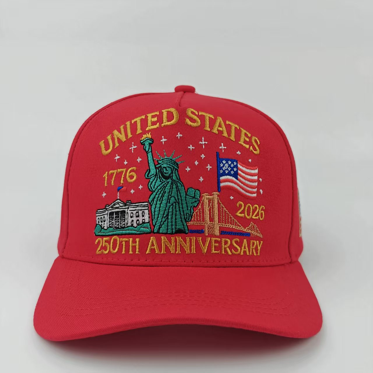 US 250th Anniversary Embroidered Baseball Cap Additional Image 3