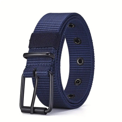 Men's Tactical Canvas Belt - Durable Outdoor & Casual Additional Image 3