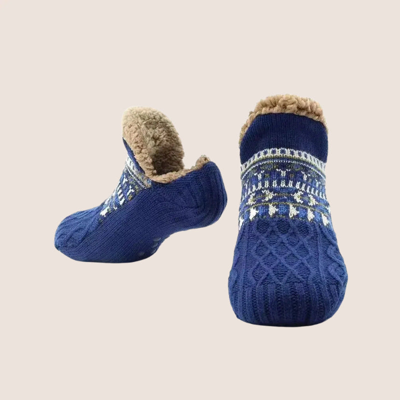 Cozy Jacquard Non-Slip Floor Socks Additional Image 3