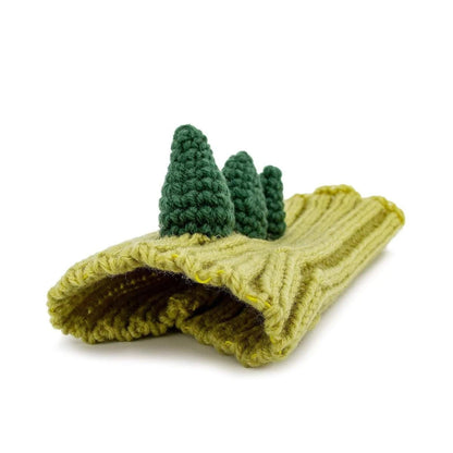 Cozy Knitted Pet Hat: Warm Winter Dog & Cat Headwear Additional Image 3