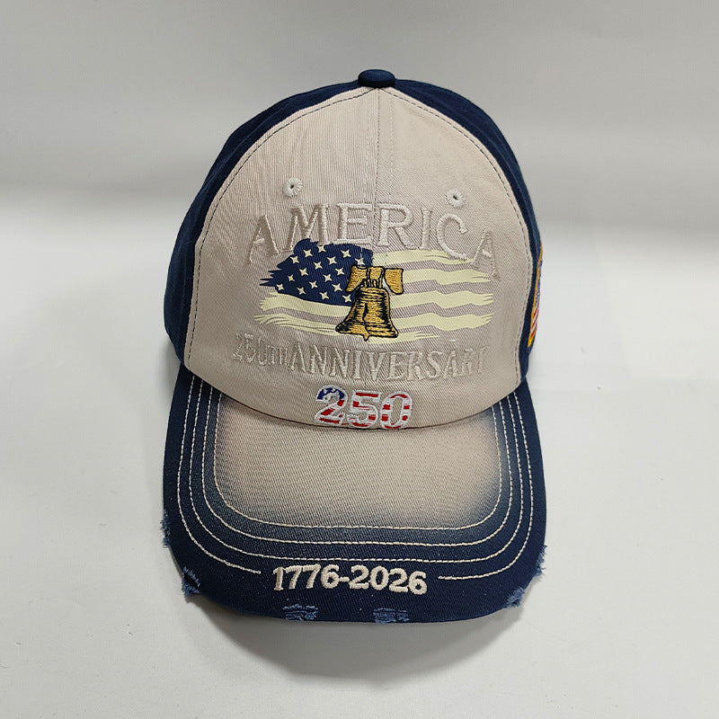 US 250th Anniversary Patriotic Baseball Cap Additional Image 3