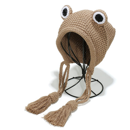 Cute Frog Earflap Beanie for Kids & Adults Additional Image 3