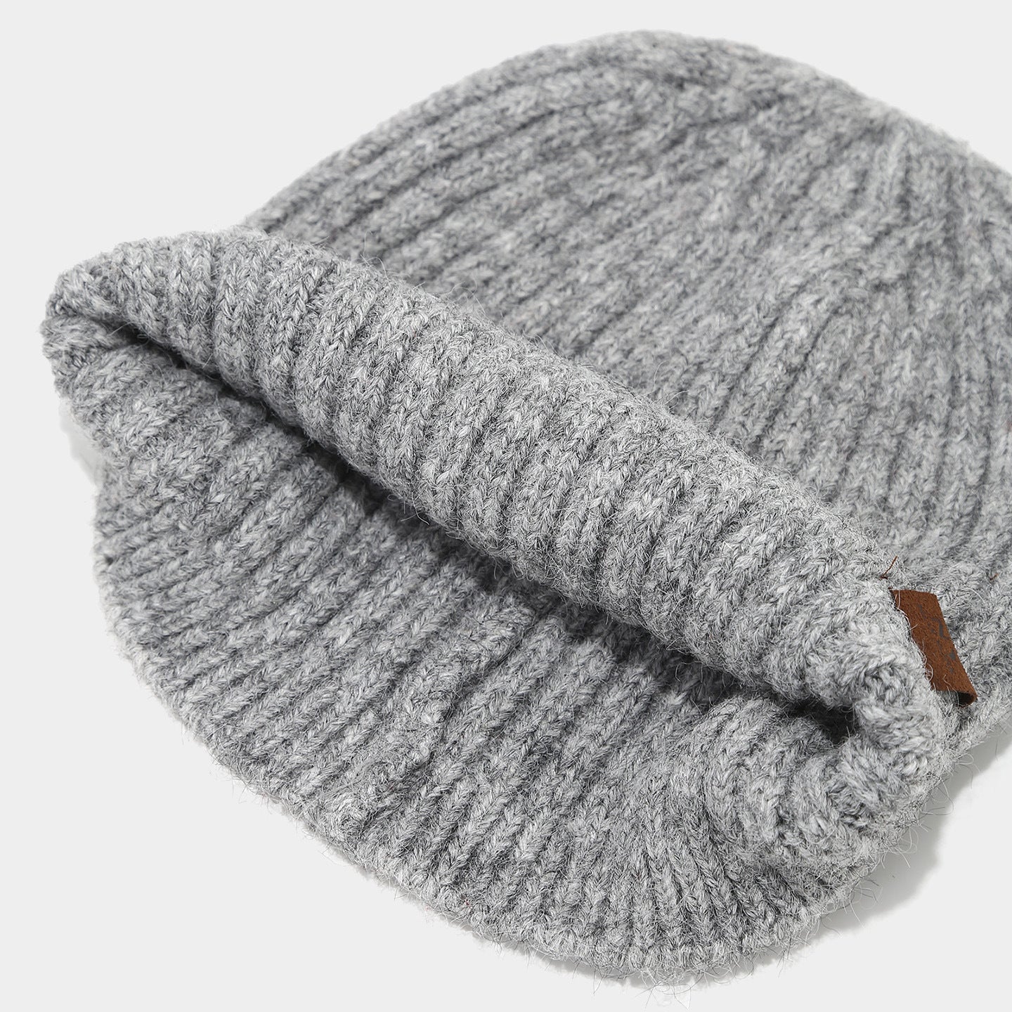 Chic Striped Wool Blend Beanie - Cozy Winter Hat Additional Image 3