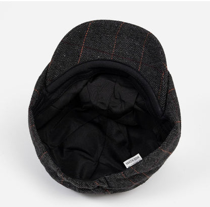 Stylish Men's Newsboy Cap - Trendy Fall/Winter Hat Additional Image 3