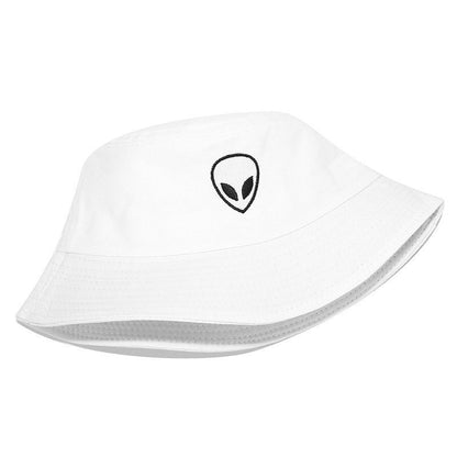 Alien Embroidered Bucket Hat - Cosmic Summer Sun Protection Additional Image 3