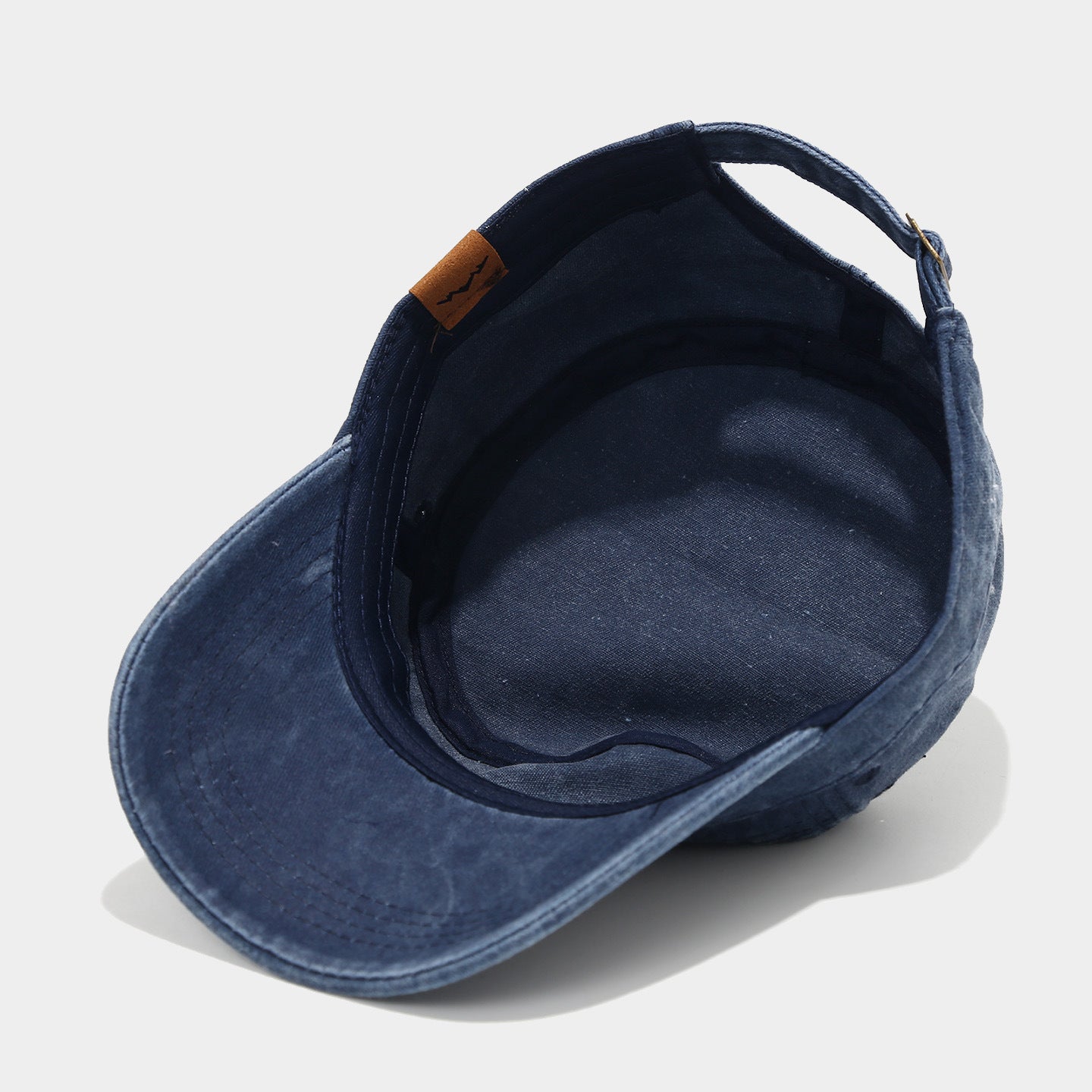 Retro Leather Military Cap - Vintage Mountaineering Hat Additional Image 3