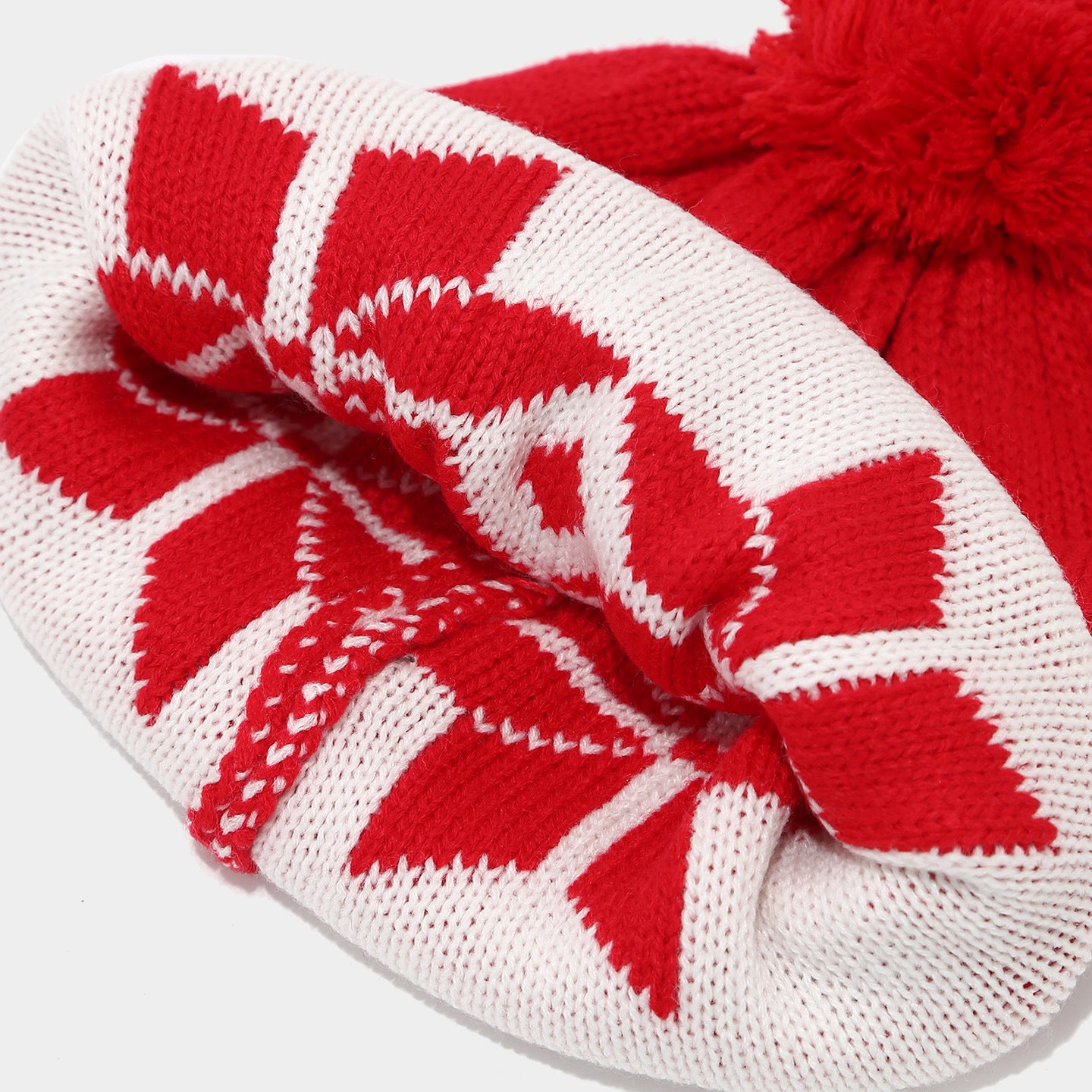 Cozy Snowflake Knit Hat, Scarf & Glove Set Additional Image 3