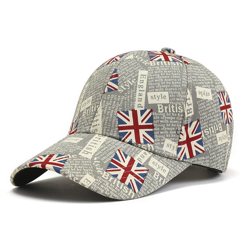 Patriotic Baseball Cap: UK & USA Flag Style Additional Image 3