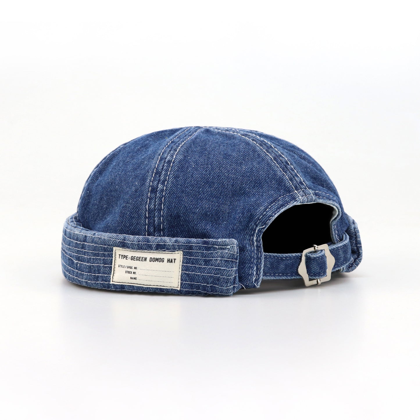 Retro Denim Landlord Cap - Vintage Japanese & American Style Additional Image 3