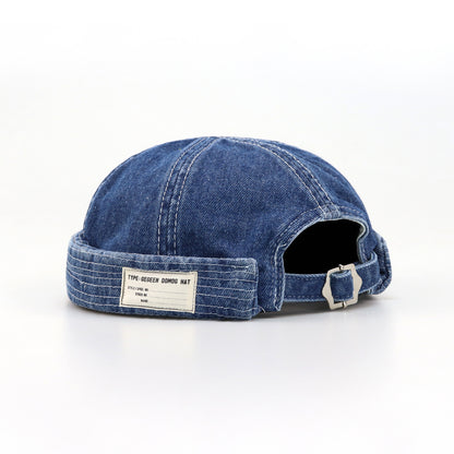 Retro Denim Landlord Cap - Vintage Japanese & American Style Additional Image 3