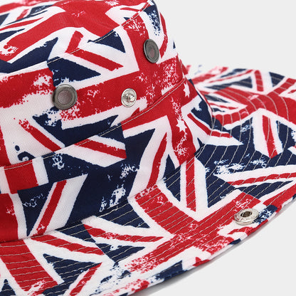 Trendy Denim Fisherman Hat with Windproof Rope Additional Image 3
