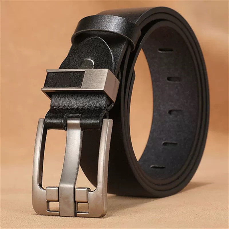 Men's Retro Pin Buckle Belt: Business Casual & Jeans Additional Image 3