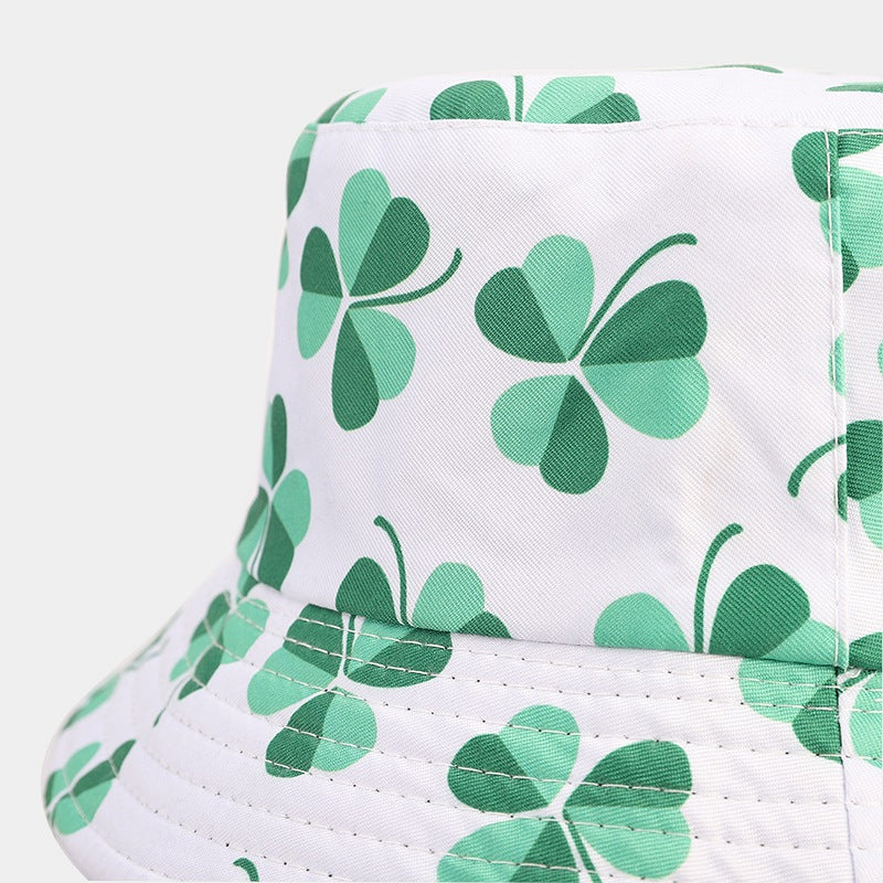 Reversible Clover Bucket Hat - Chic Sun Protection Additional Image 3
