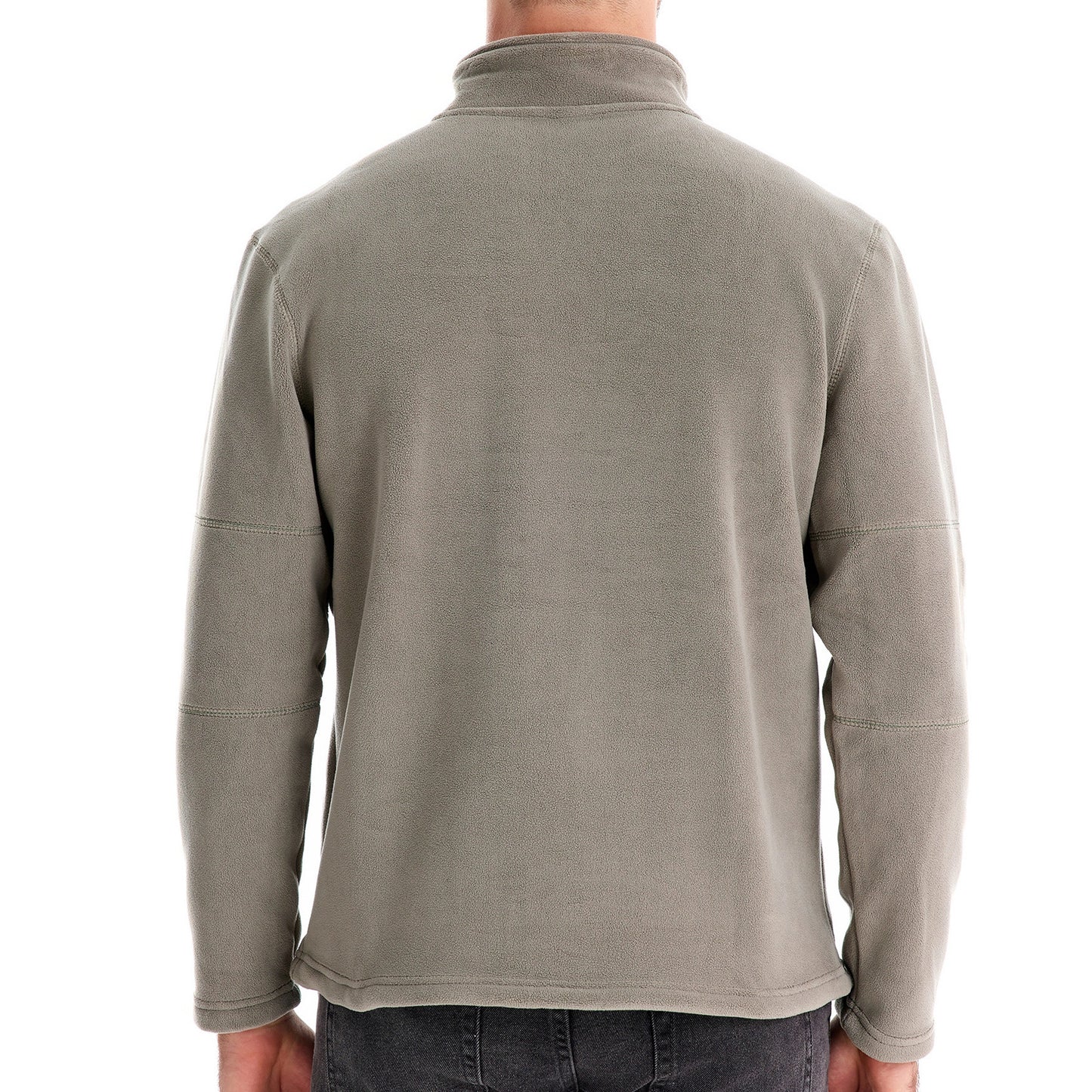 Men's Fleece Half-Zip Pullover: Warm & Stylish Additional Image 3