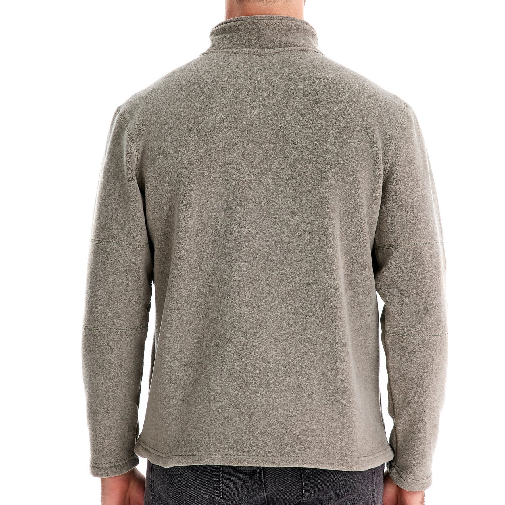 Men's Fleece Half-Zip Pullover: Warm & Stylish Additional Image 3