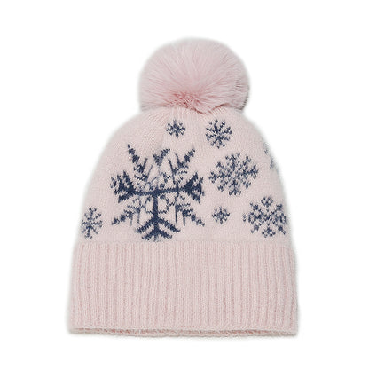 Cozy Snowflake Fleece-Lined Beanie for Women Additional Image 3