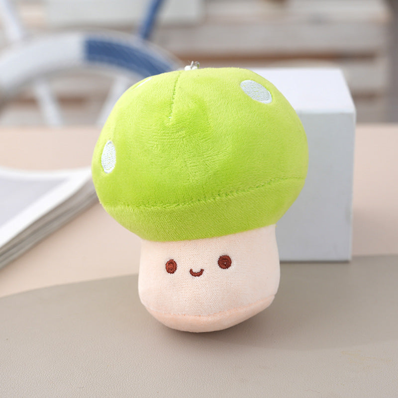 Cute Mushroom Plush Bag Charm - Japanese Anime Style Additional Image 3