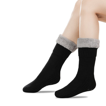 Cozy Sherpa Non-Slip Slipper Socks for Women Additional Image 3