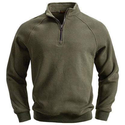 Men's Fleece-Lined Half-Zip Sweatshirt Additional Image 3