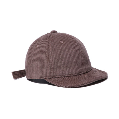 Retro Corduroy Baseball Cap - Soft Couple's Hat Additional Image 3
