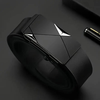 Men's Automatic Buckle Belt: Smart Casual & Business Style Additional Image 3