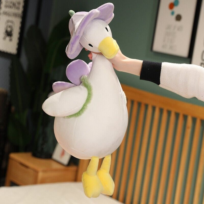 Flower Duck Plush Pillow: Cozy Cuddles for Kids Additional Image 3