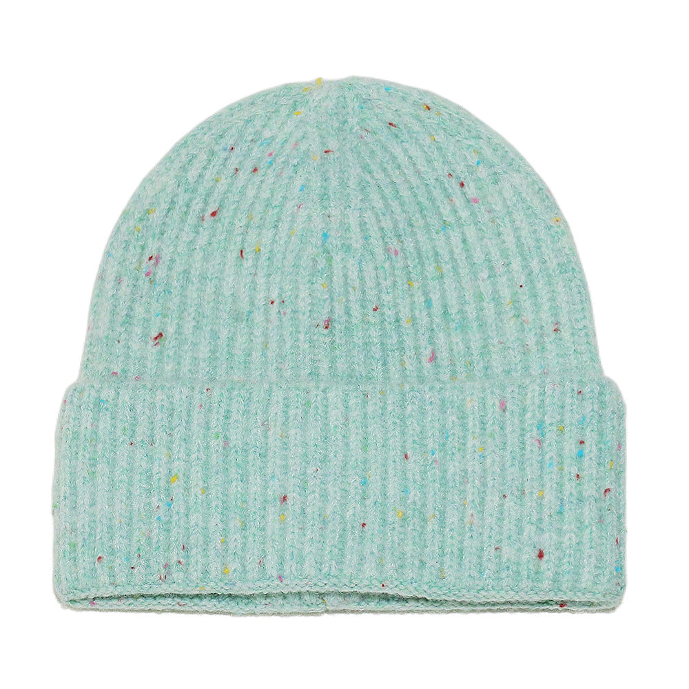 Cozy Multicolor Knit Beanie - Vibrant & Warm Additional Image 3