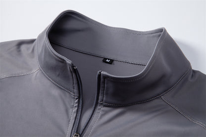 Men's UPF 100 Half-Zip Sun Shirt - Long Sleeve Additional Image 3