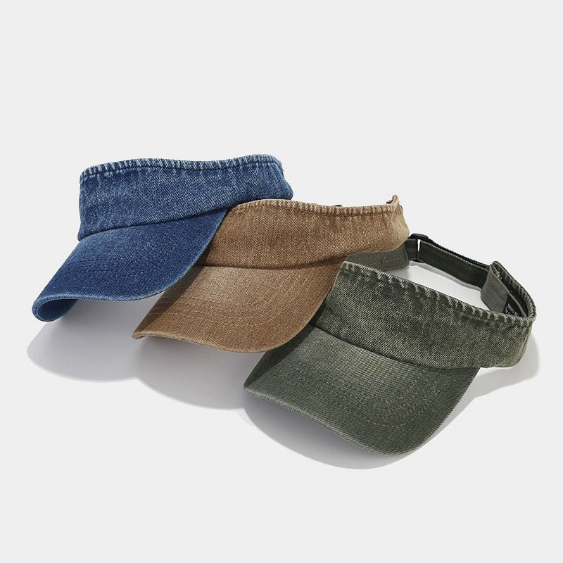 Retro Denim Literary Cap: British & Japanese Style Additional Image 3