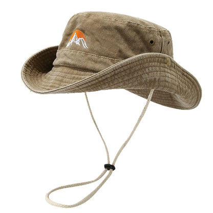 Embroidered Sun Hat for Hiking & Fishing Additional Image 3