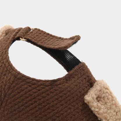 Retro Patchwork Brimless Landlord Hat - Autumn/Winter Style Additional Image 3