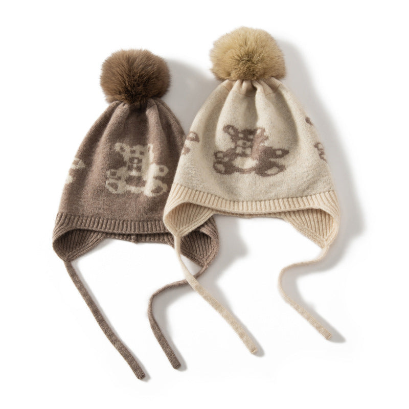 Cozy Kids' Cashmere Hat - Warm Ear Protection Additional Image 3