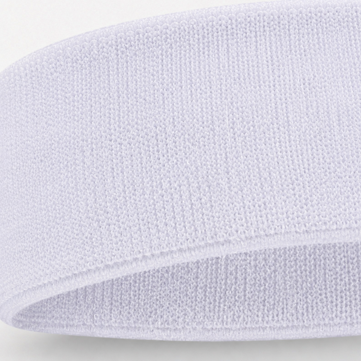 Premium Knitted Sports Headband for Sweat Control — close-up detail of material and stitching