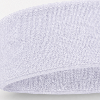 Premium Knitted Sports Headband for Sweat Control — close-up detail of material and stitching