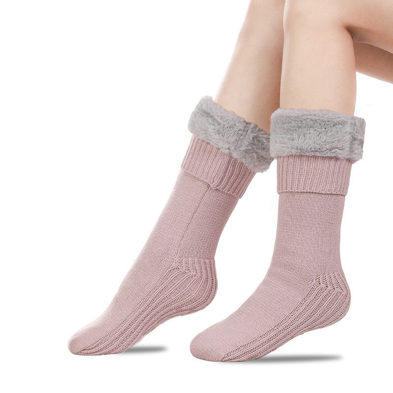 Cozy Sherpa Non-Slip Slipper Socks for Women Additional Image 4