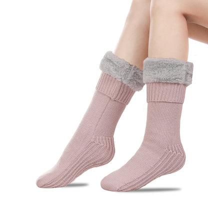 Cozy Sherpa Non-Slip Slipper Socks for Women Additional Image 4