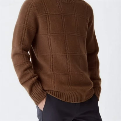 Men's Textured Knit Sweater: Casual Comfort Additional Image 4