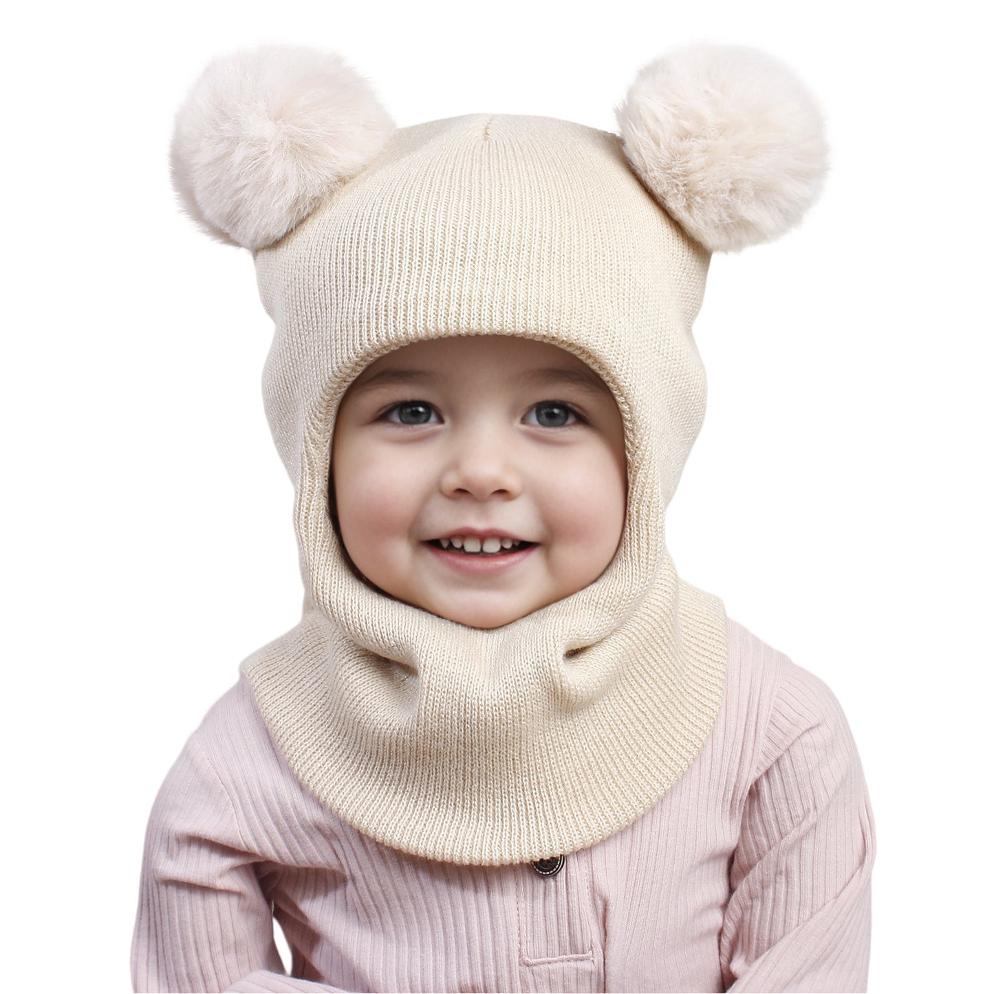 Kids Fleece Lined Earflap Hat & Scarf Set Additional Image 4